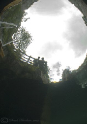 What are they doing down there! Vivian quarry. North Wale... by Derek Haslam 